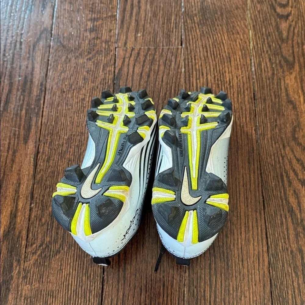 Nike Vapor Keystone Low-Cut Baseball Cleats Black/Grey/White Shoes size 11C